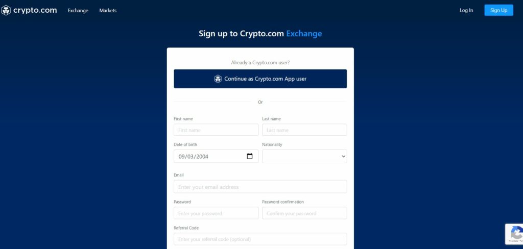 revisão registar crypto.com review