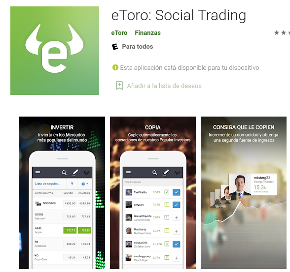 App eToro