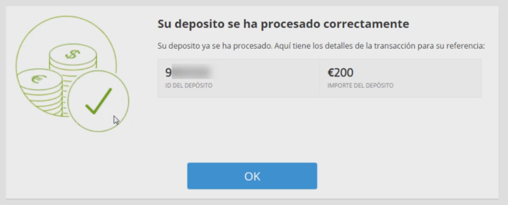 Captura pantalla etoro procedimiento para comprar bitcoins con Paypal