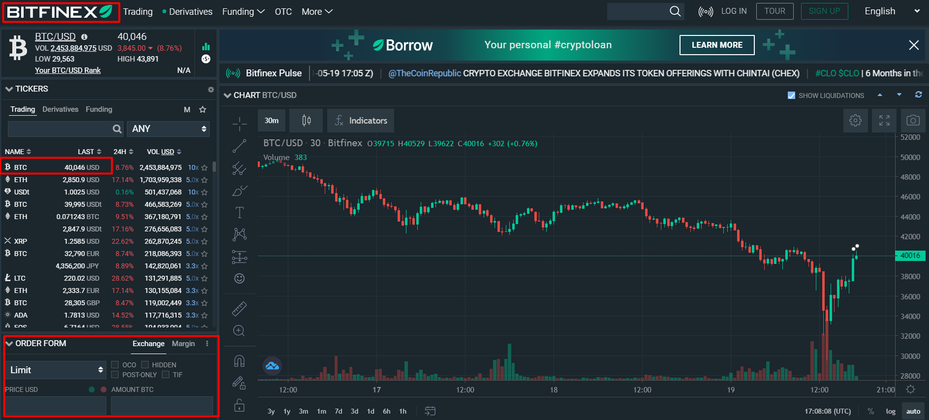 plataforma trading en bitcoin bitfinex